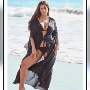 NWTs Ashley Graham x Swimsuits For All Posh Kimono Coverup